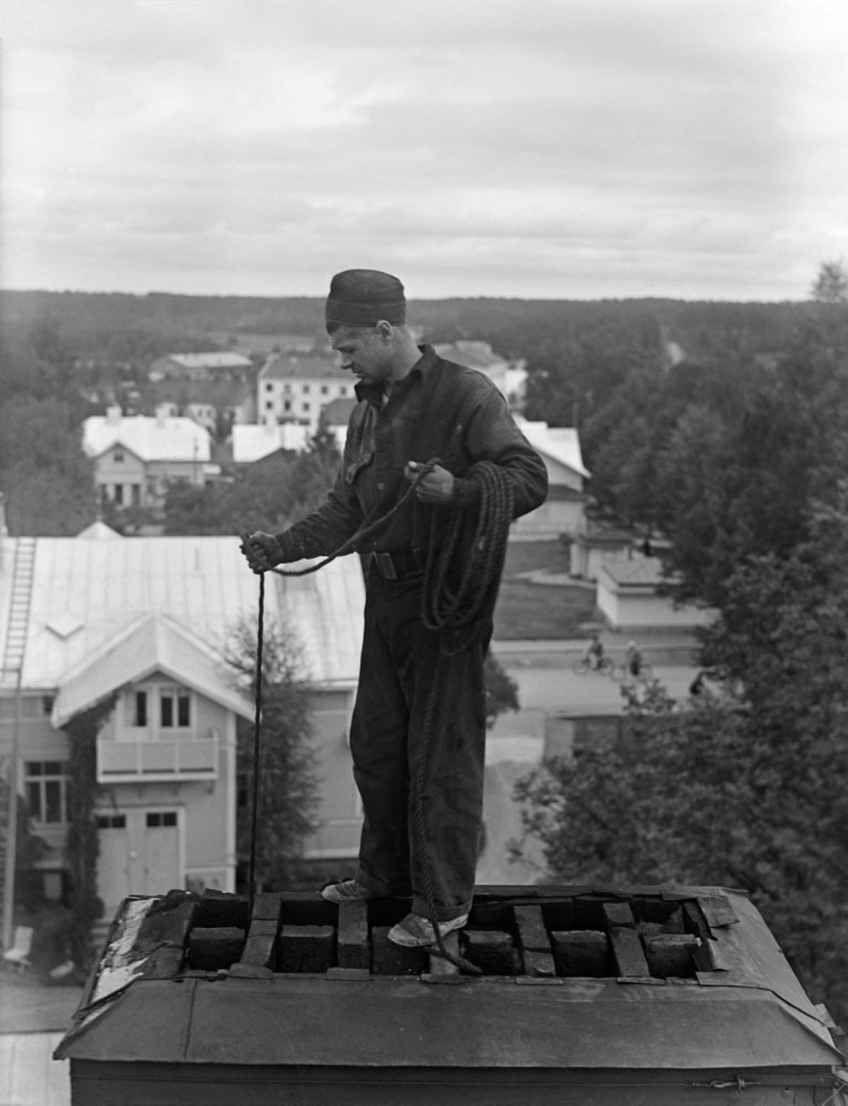 Sotare i Ekenäs 1950. Bild: Bror Brandt / Västra Nyland / Journalistiska bildarkivet JOKA / Museiverket